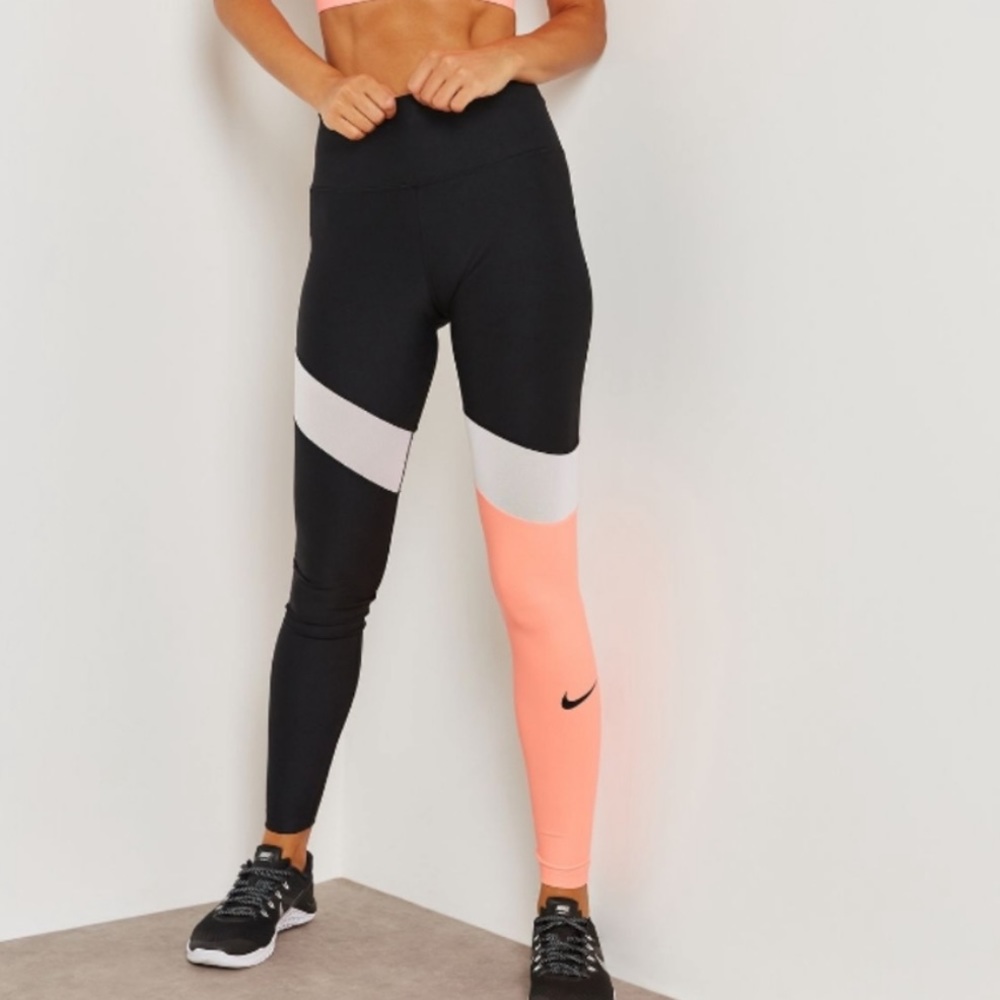 Nike Dri-Fit High Waist‎ Colorblock Leggings Sz. XS